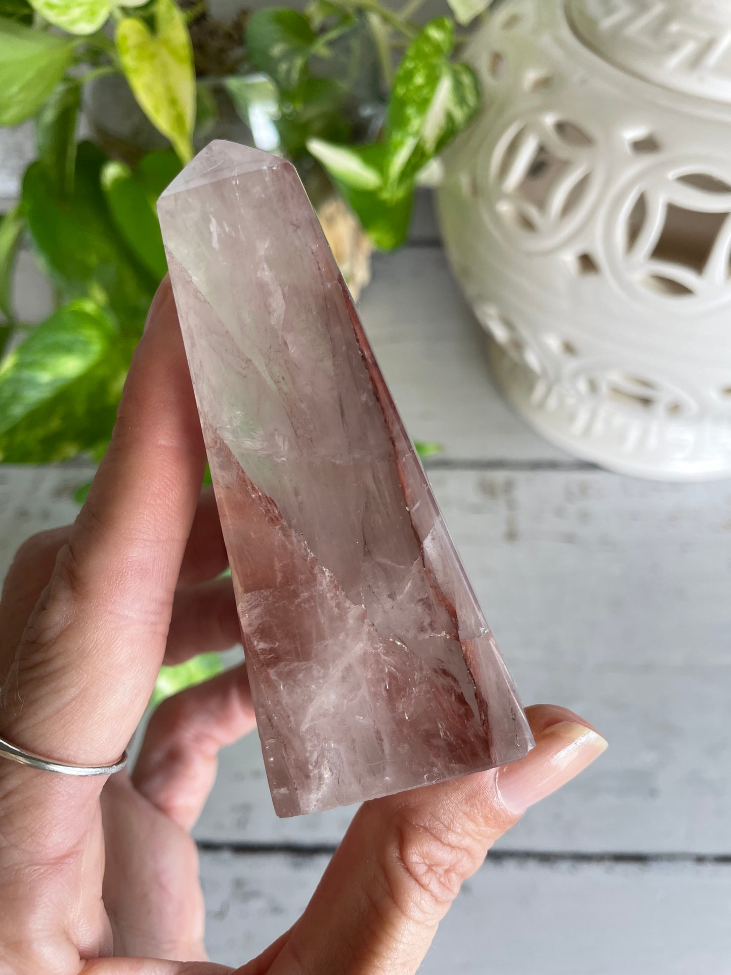 Fire Quartz Obelisk