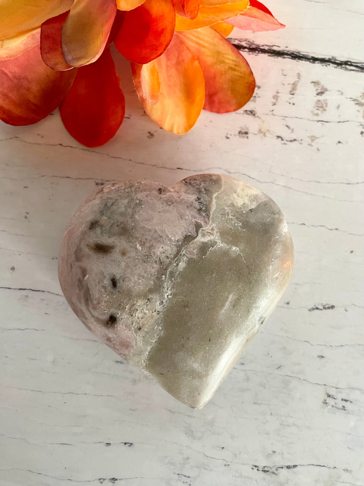 Pink Opal Heart