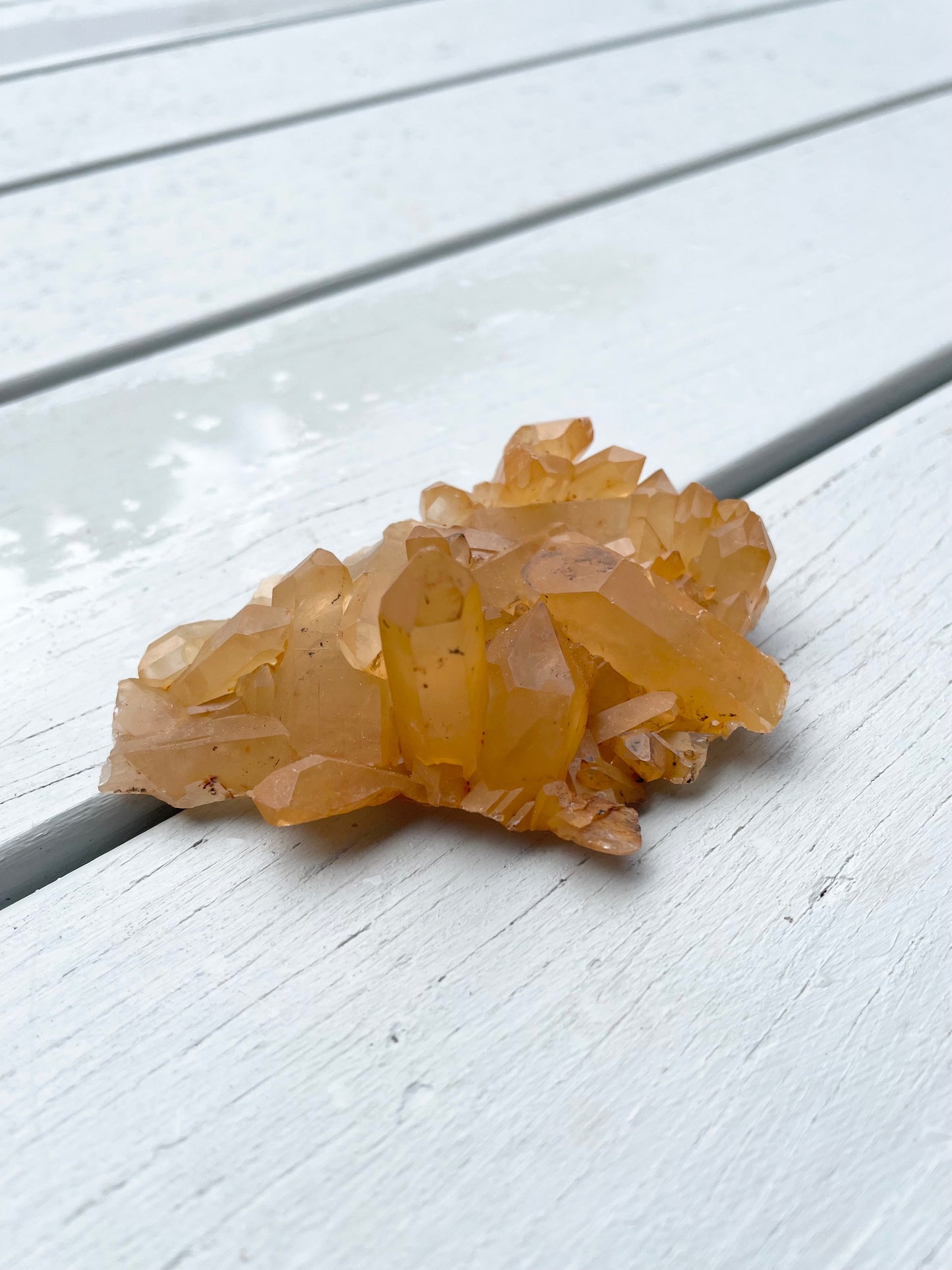 Tangerine Quartz Cluster