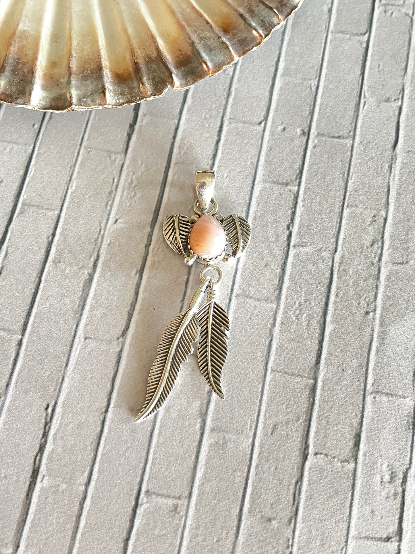 Pink Opal Pendant