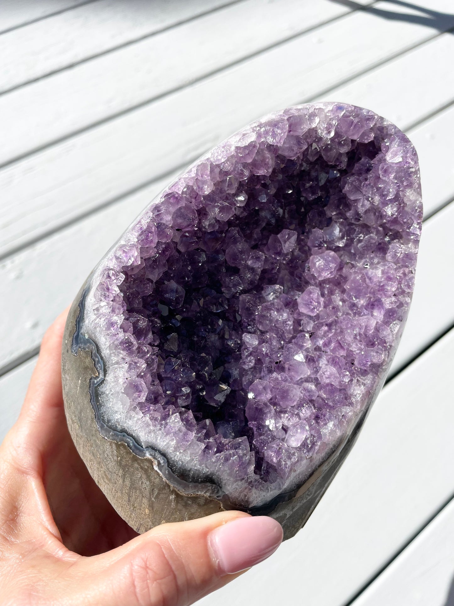 Amethyst Standing Cluster