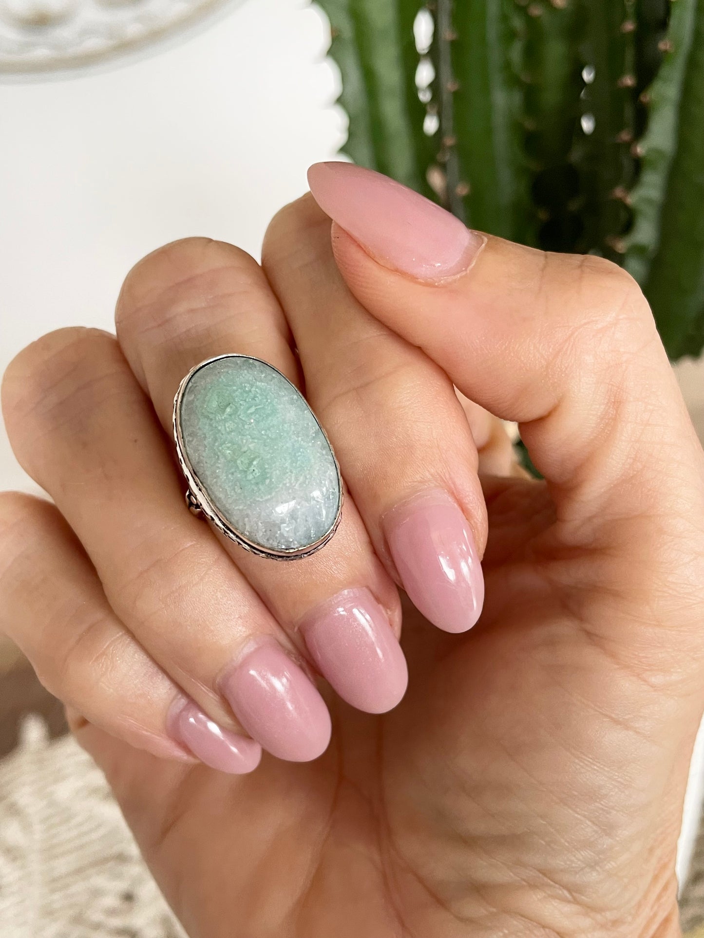 Amazonite Ring  ~ size 6