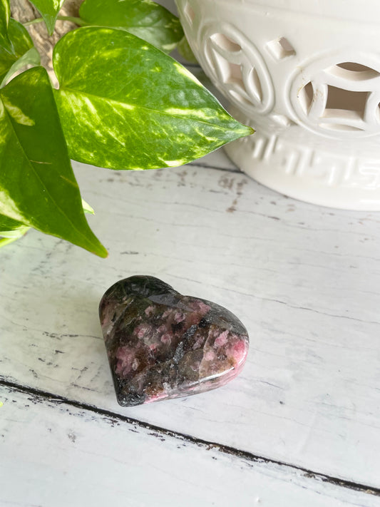 Rhodonite Heart