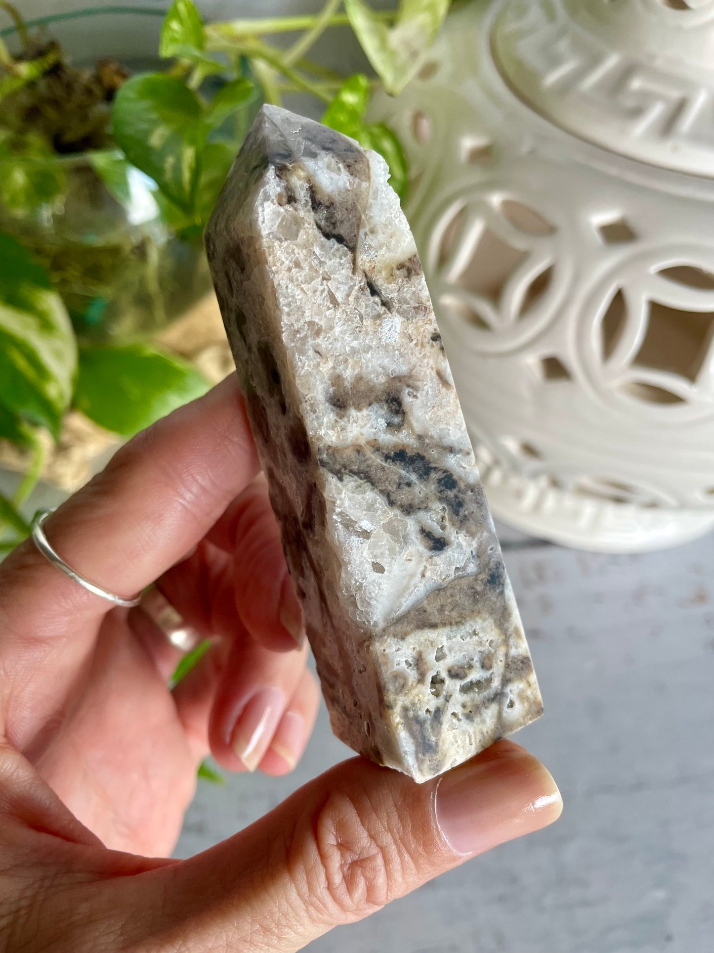 Ocean Jasper Obelisk