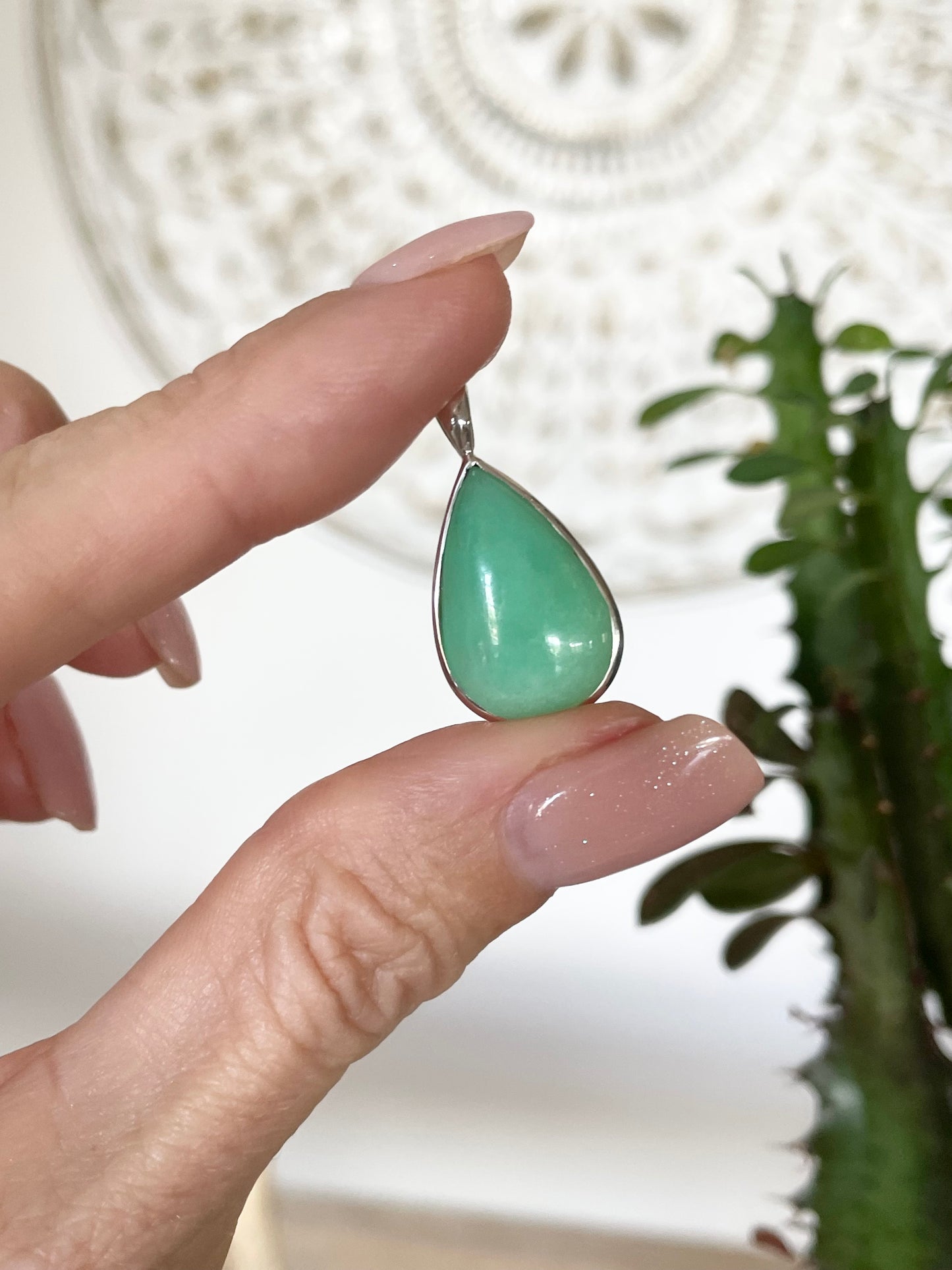 Chrysoprase Pendant