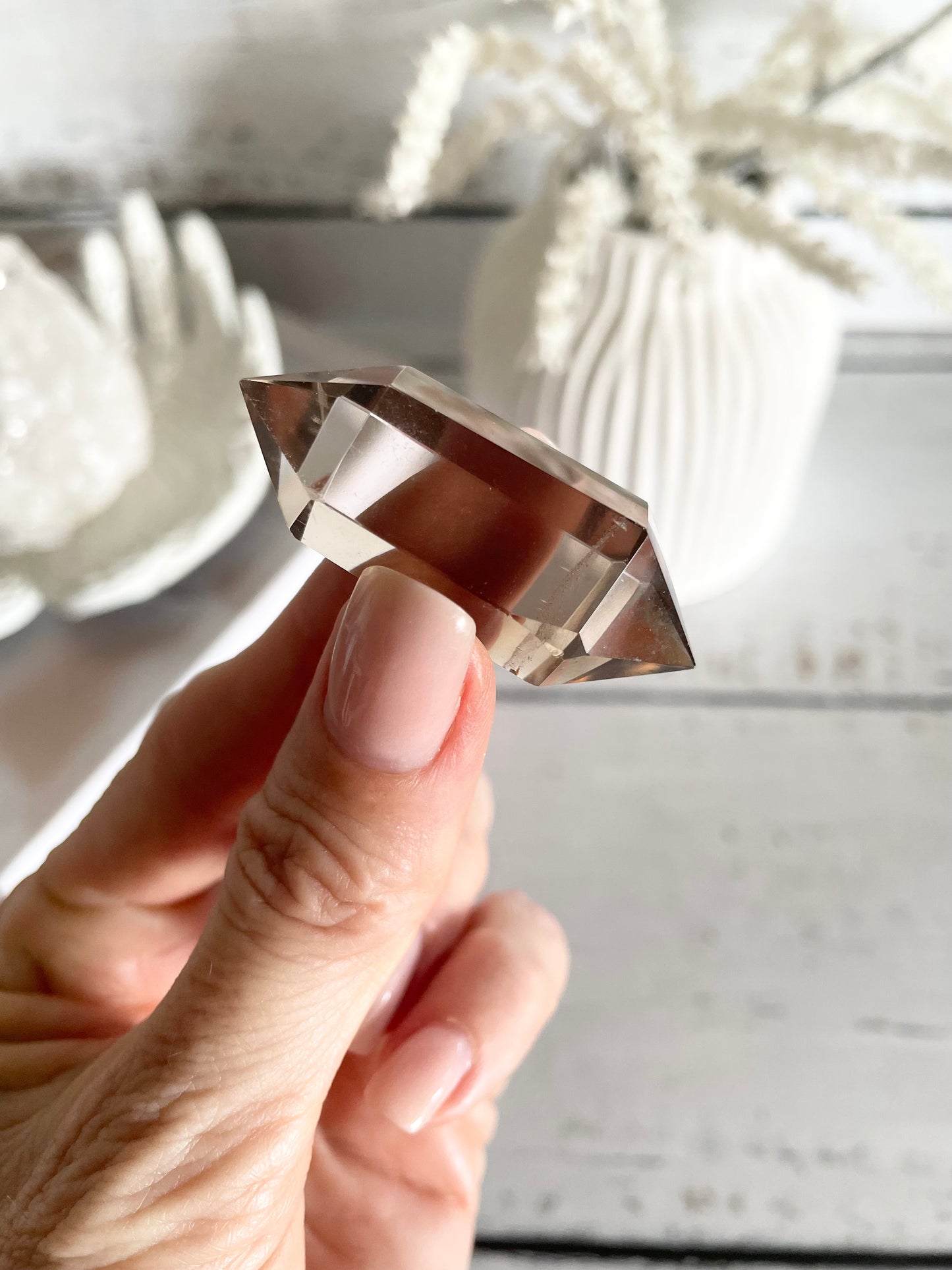 Smoky Quartz Double Termination Point