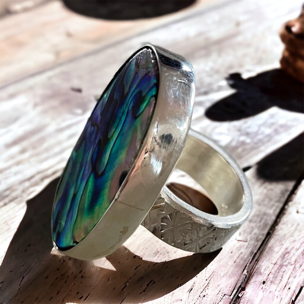 SweetGrass Studio ~ Abalone ring