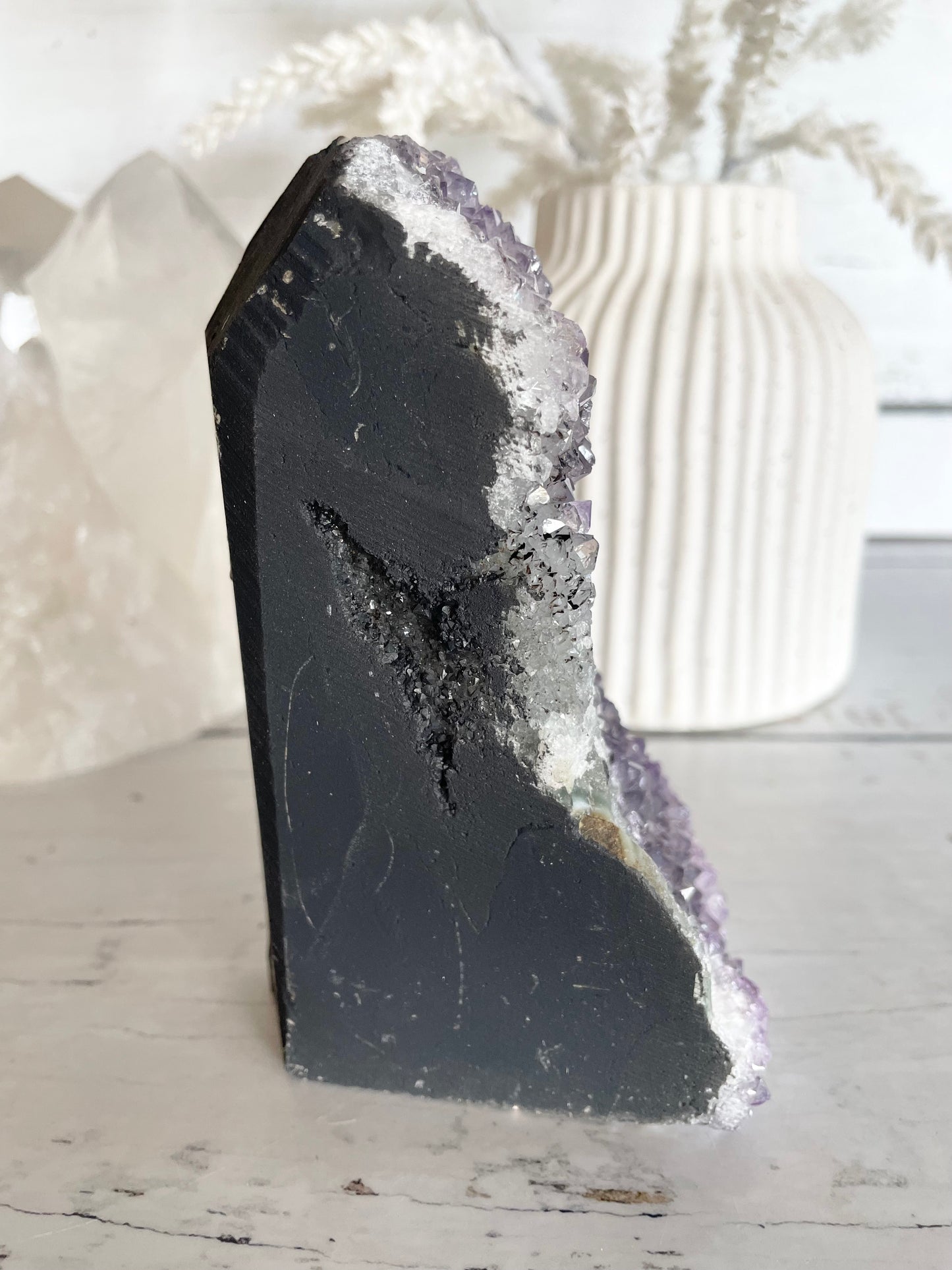 Amethyst Standing Cluster