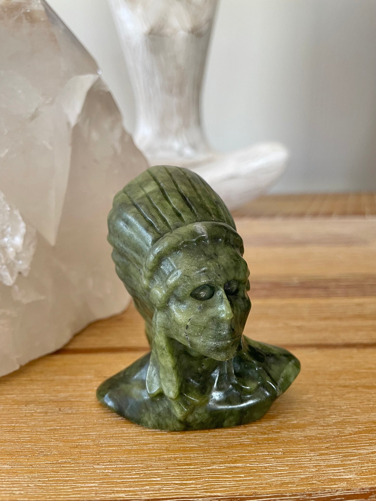 Jade Native American Chief ~ 6