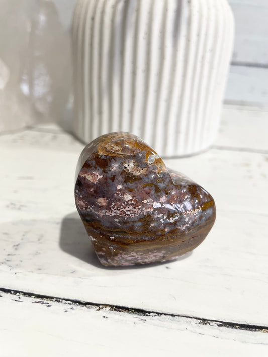 Ocean Jasper Heart