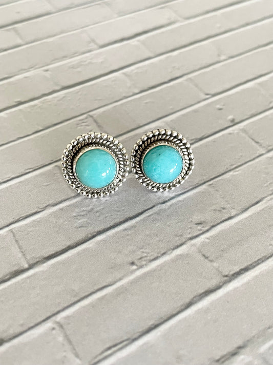 Amazonite Studs