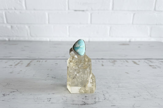 Sweetgrass Studio ~ Larimar Ring size 8.5