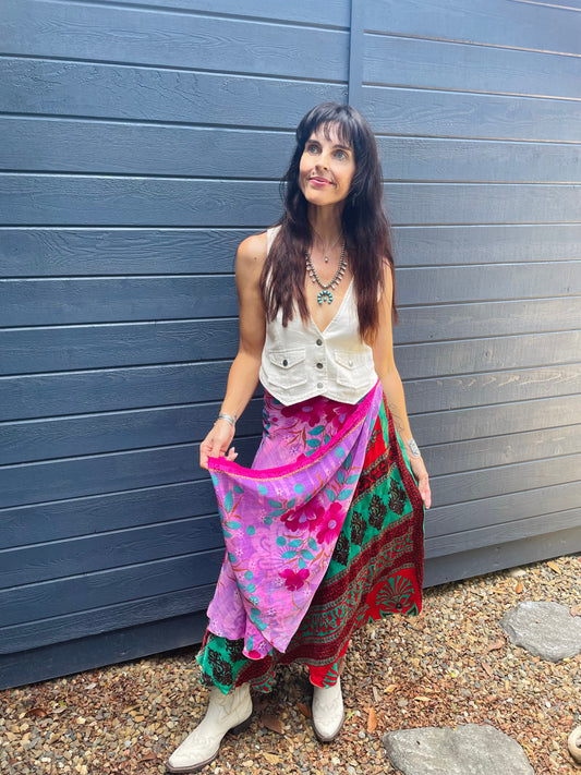 Sari Wrap Skirt