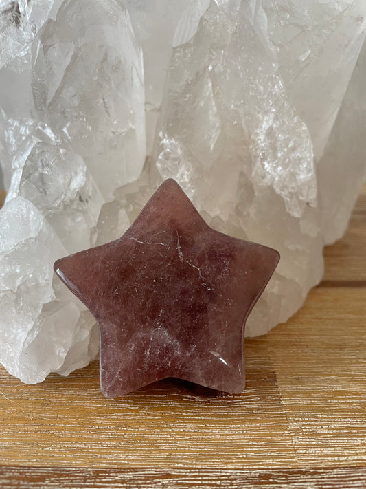 Strawberry Quartz Star