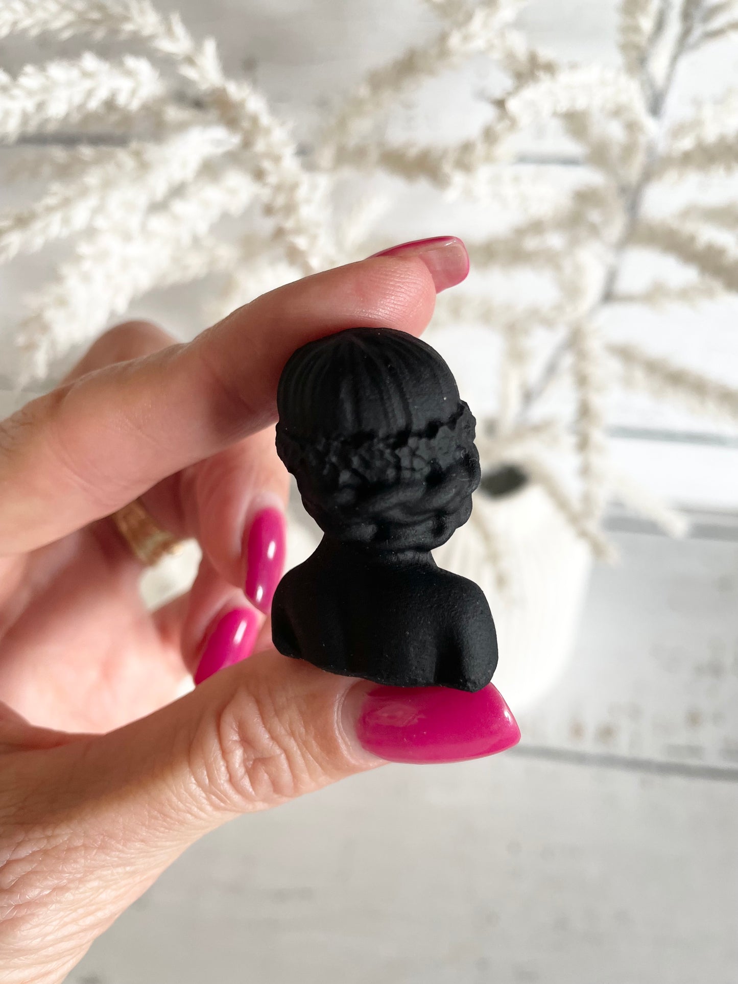 Black Obsidian Flower Goddess