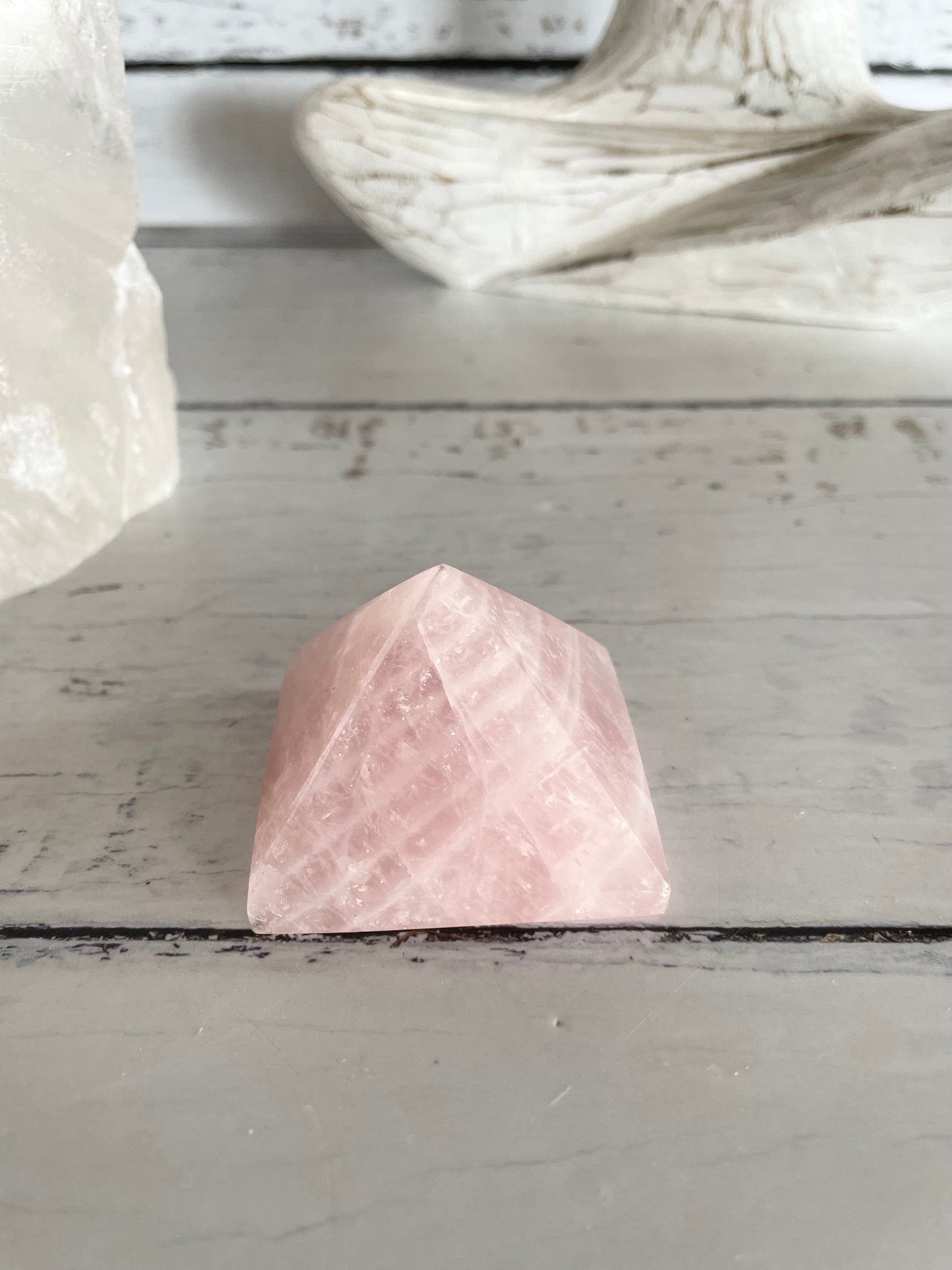 Rose Quartz Pyramid