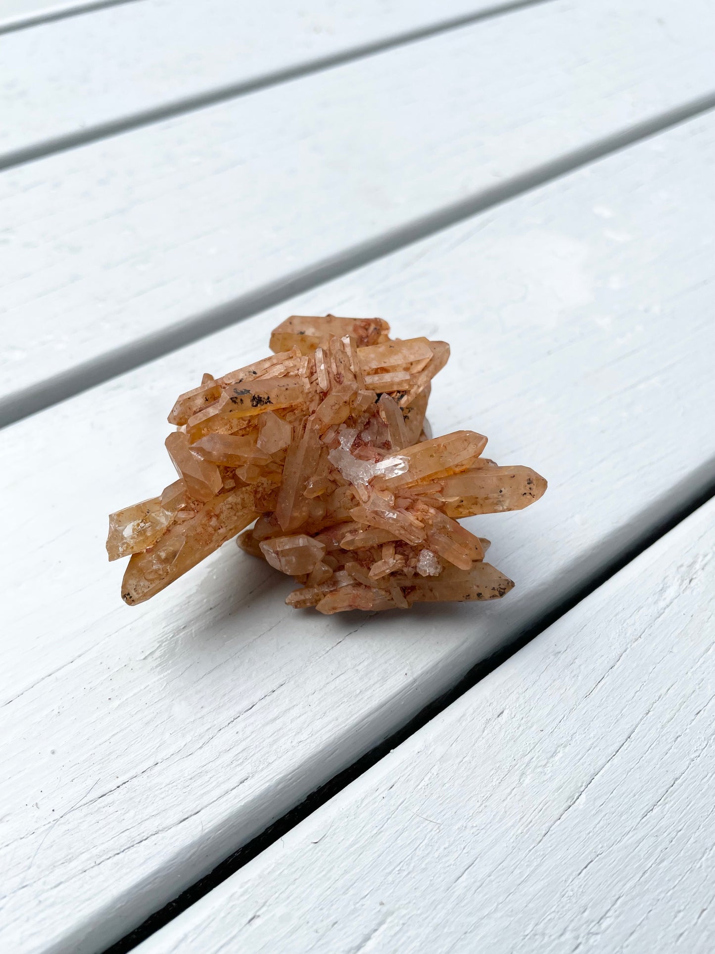 Tangerine Quartz Cluster