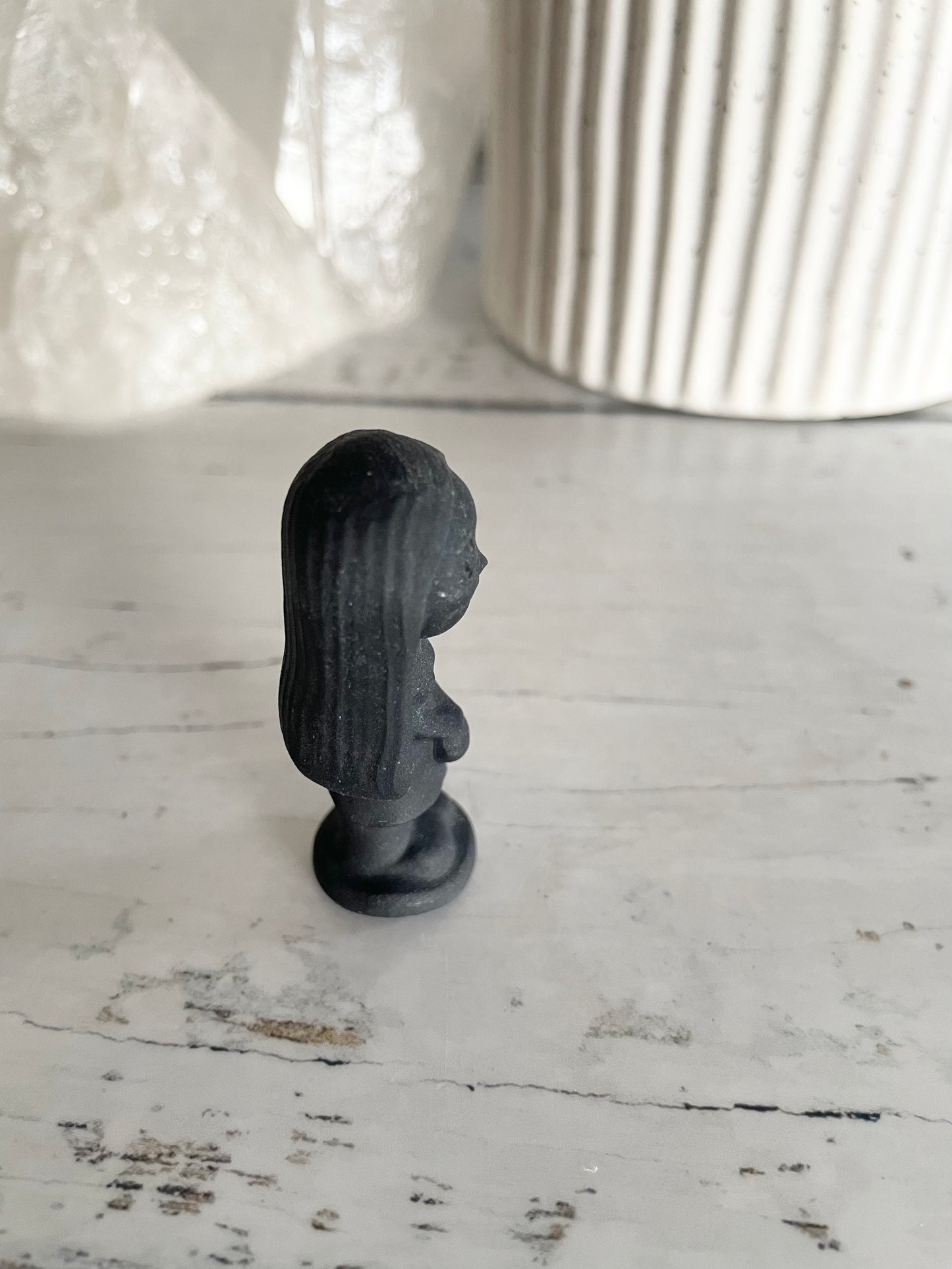 Black Obsidian Halloween Figure