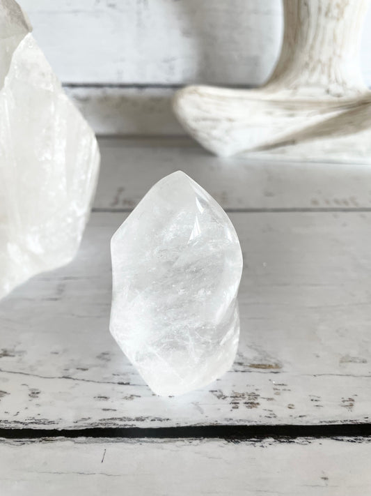 Clear Quartz Flame