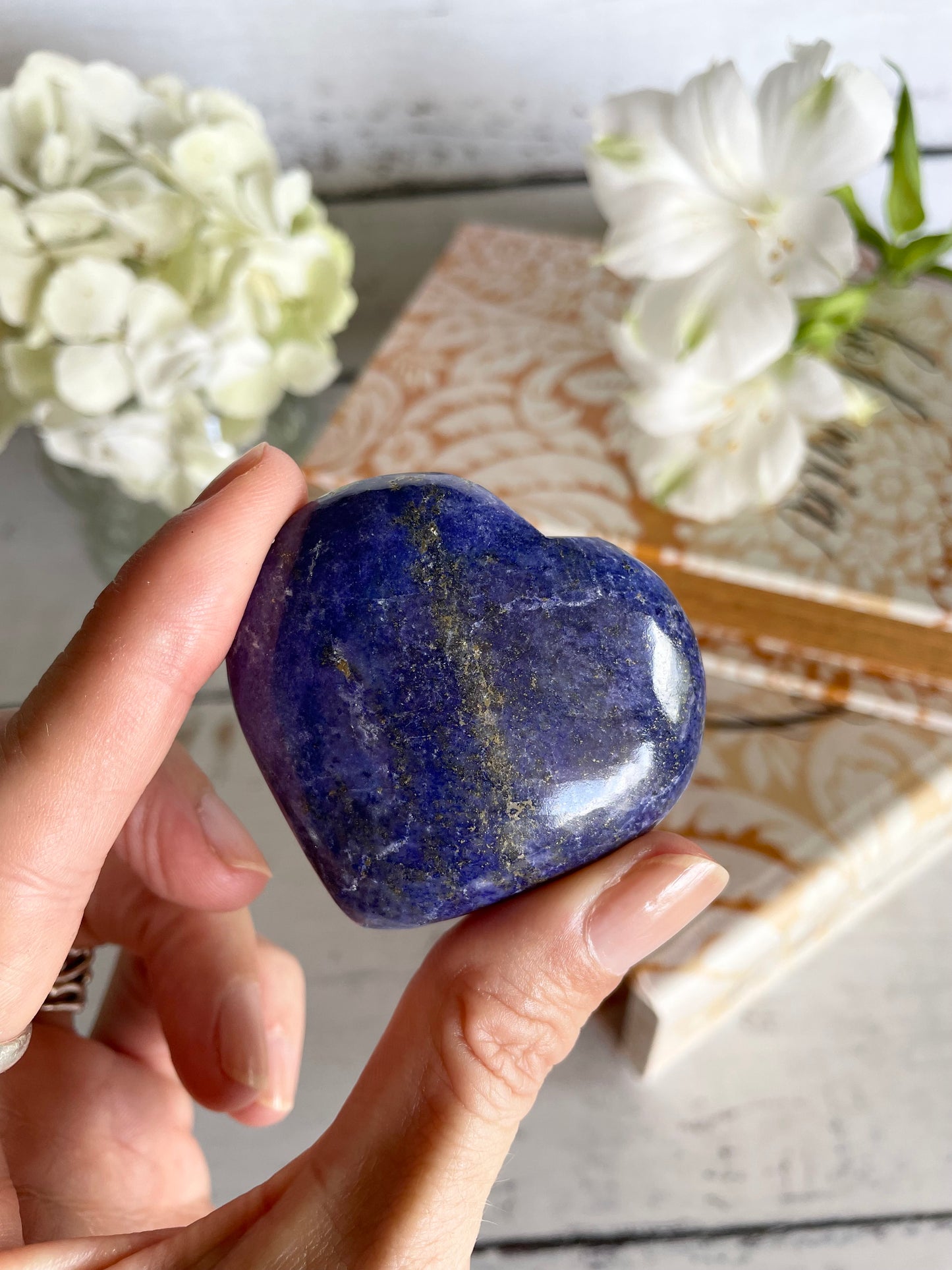 Lapis Lazuli Heart