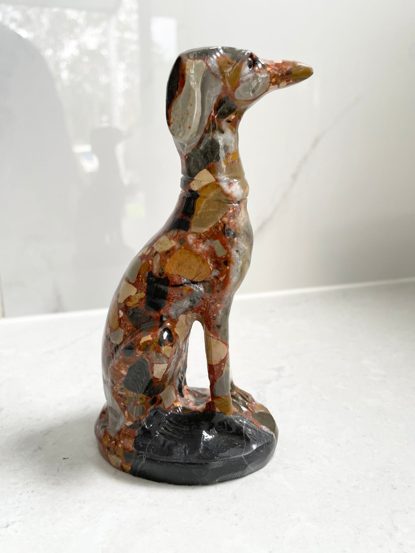 Sleek Sighthound - Brecciated Jasper