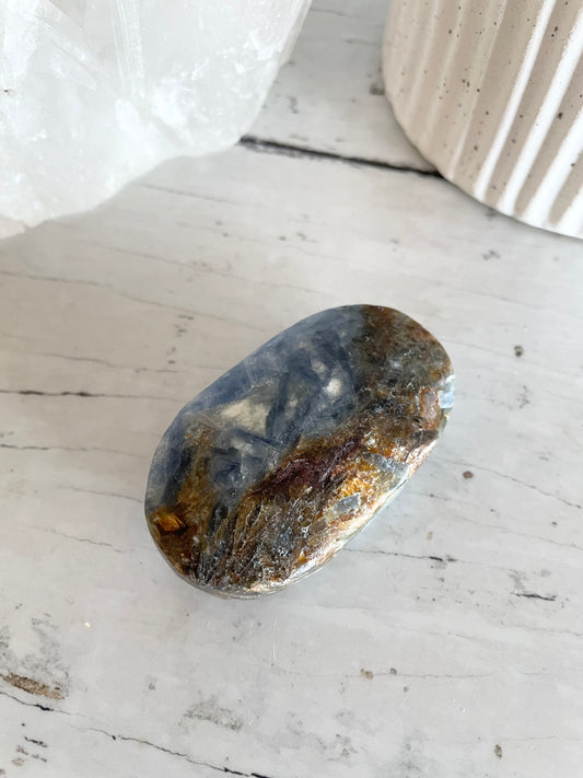 Kyanite Pillow Palm Stone