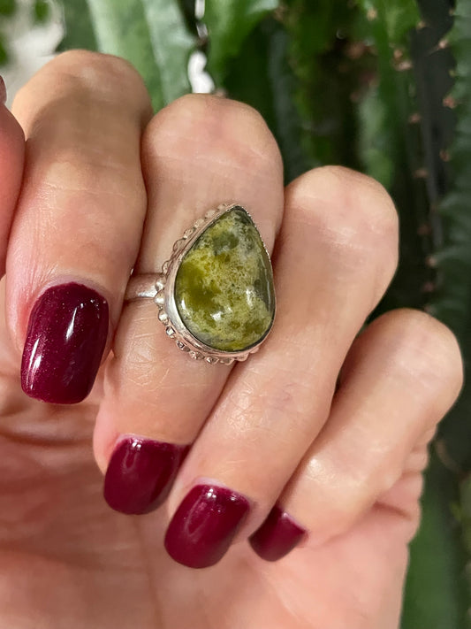 Lizardite Ring ~ Size 8.5
