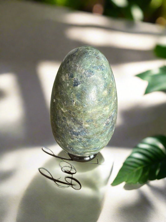 Ruby Fuchsite Egg with holder