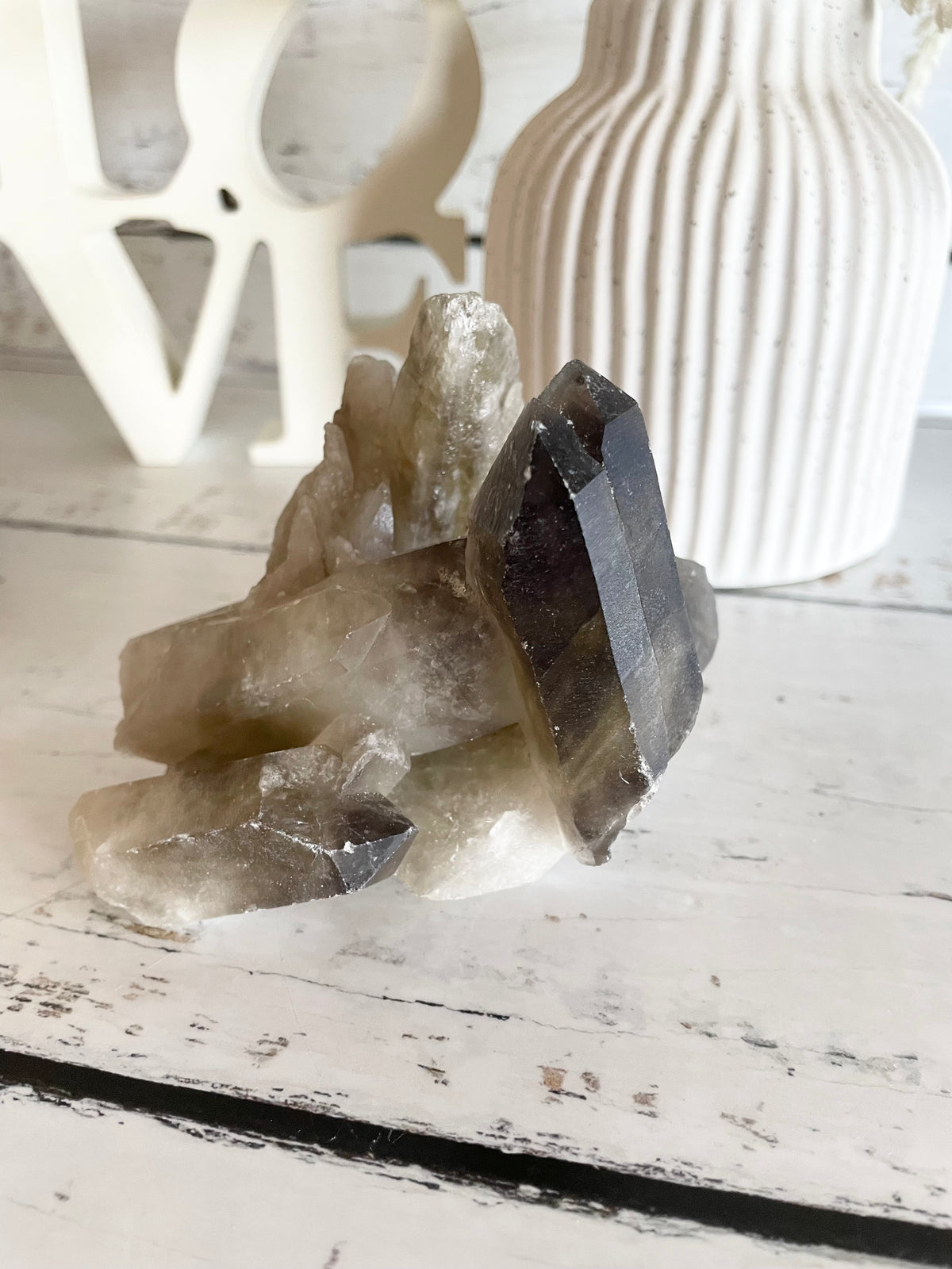 Smoky Quartz Cluster