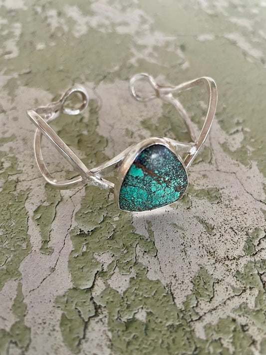 Sweetgrass Studio ~ Lake Green Hubei Turquoise Cuff