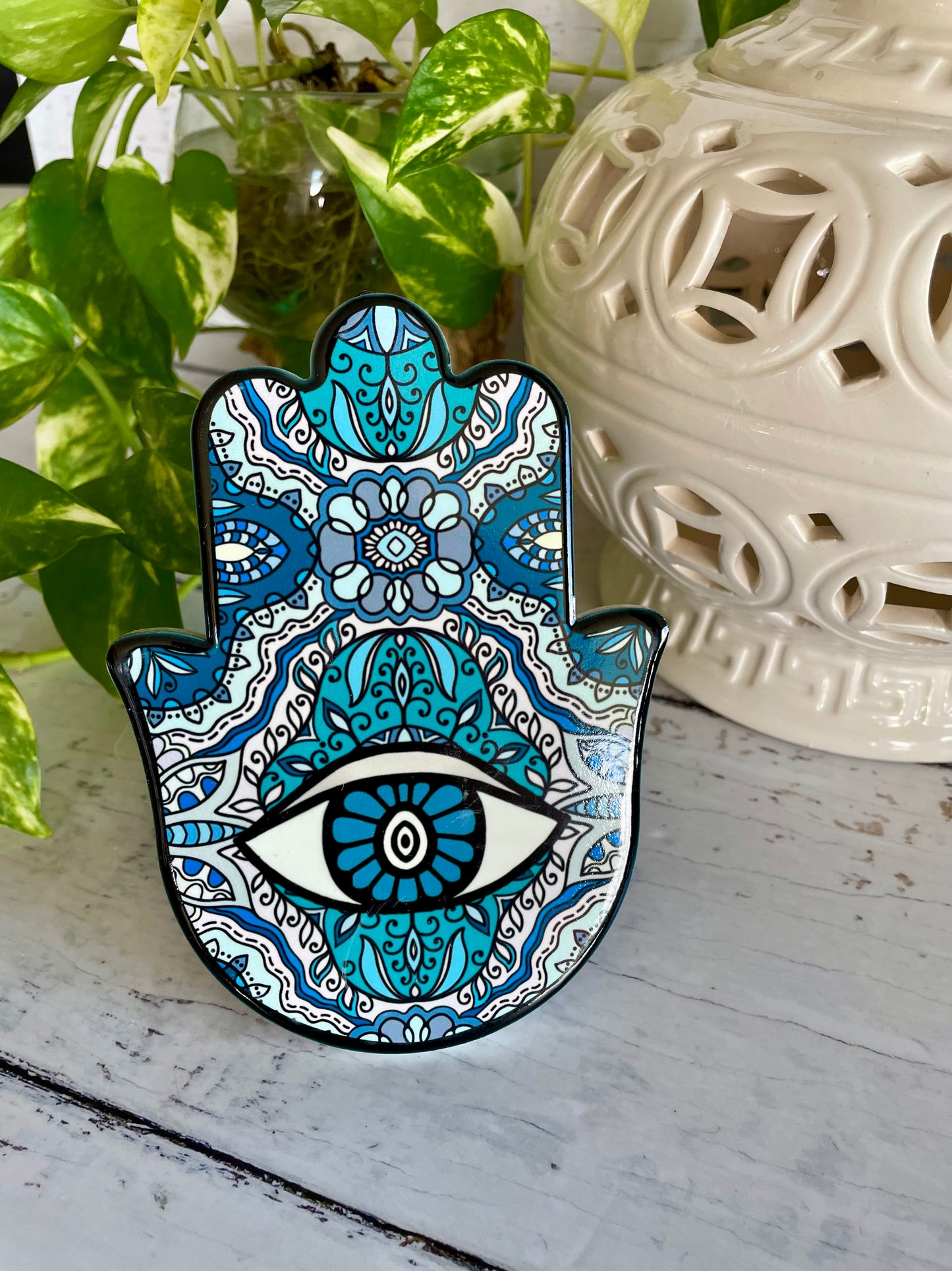 Hamsa ~ Blue evil eye