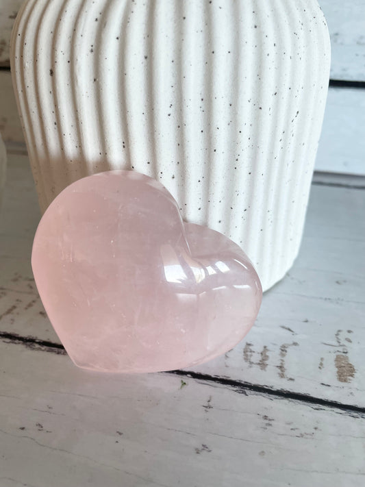 Rose Quartz Heart