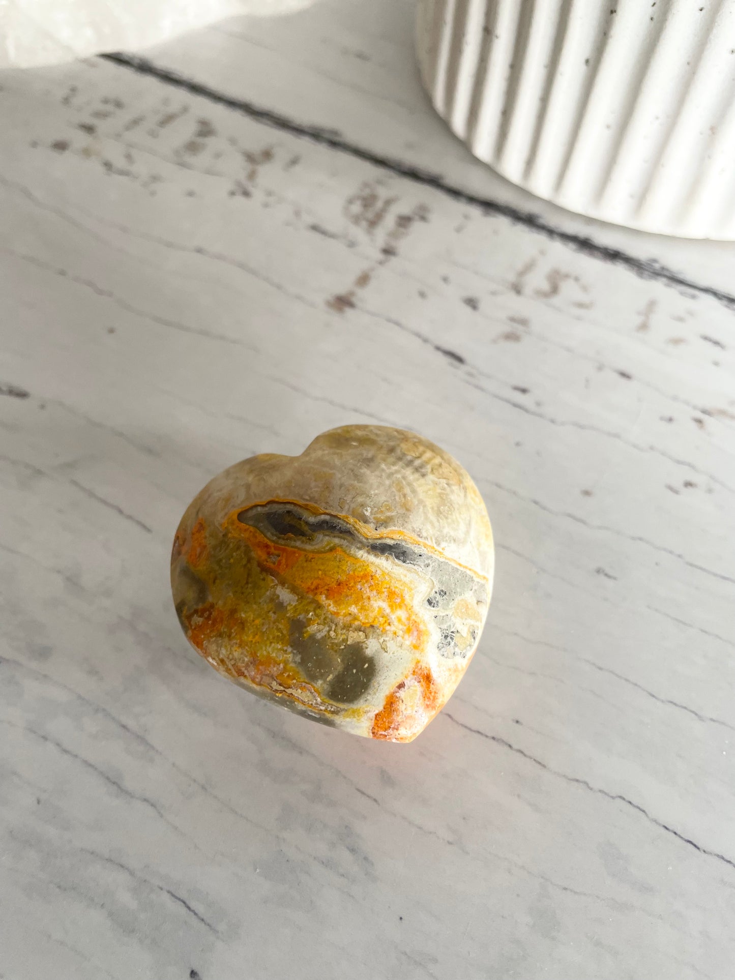 Bumble Bee Jasper Heart