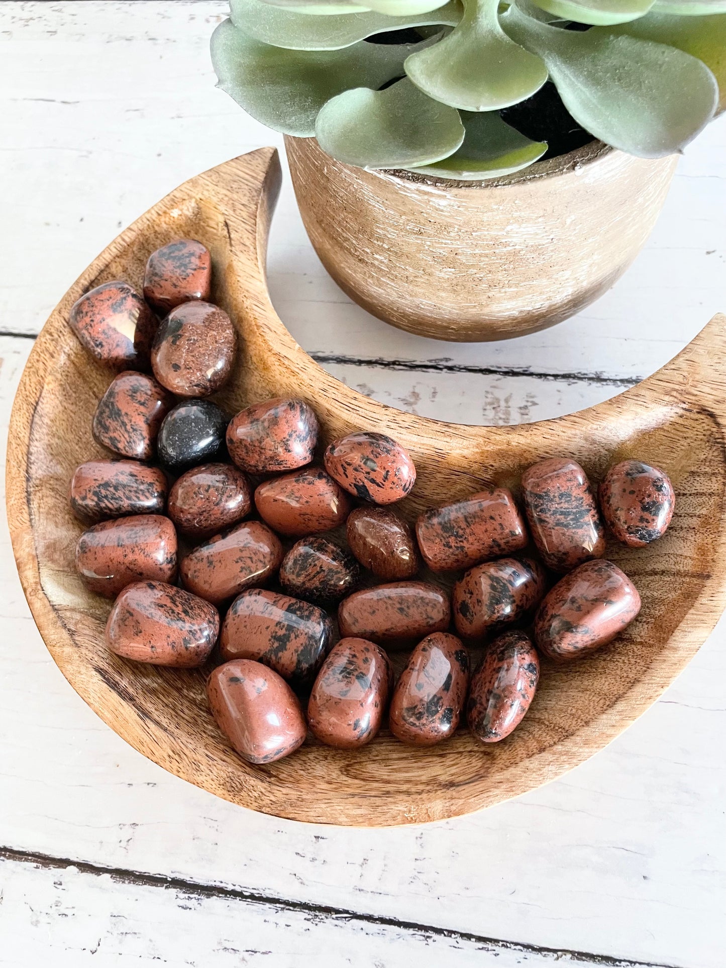 Mahogany Obsidian Tumble Stones