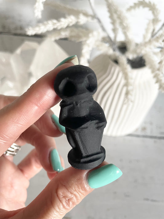 Black Obsidian Halloween Figure