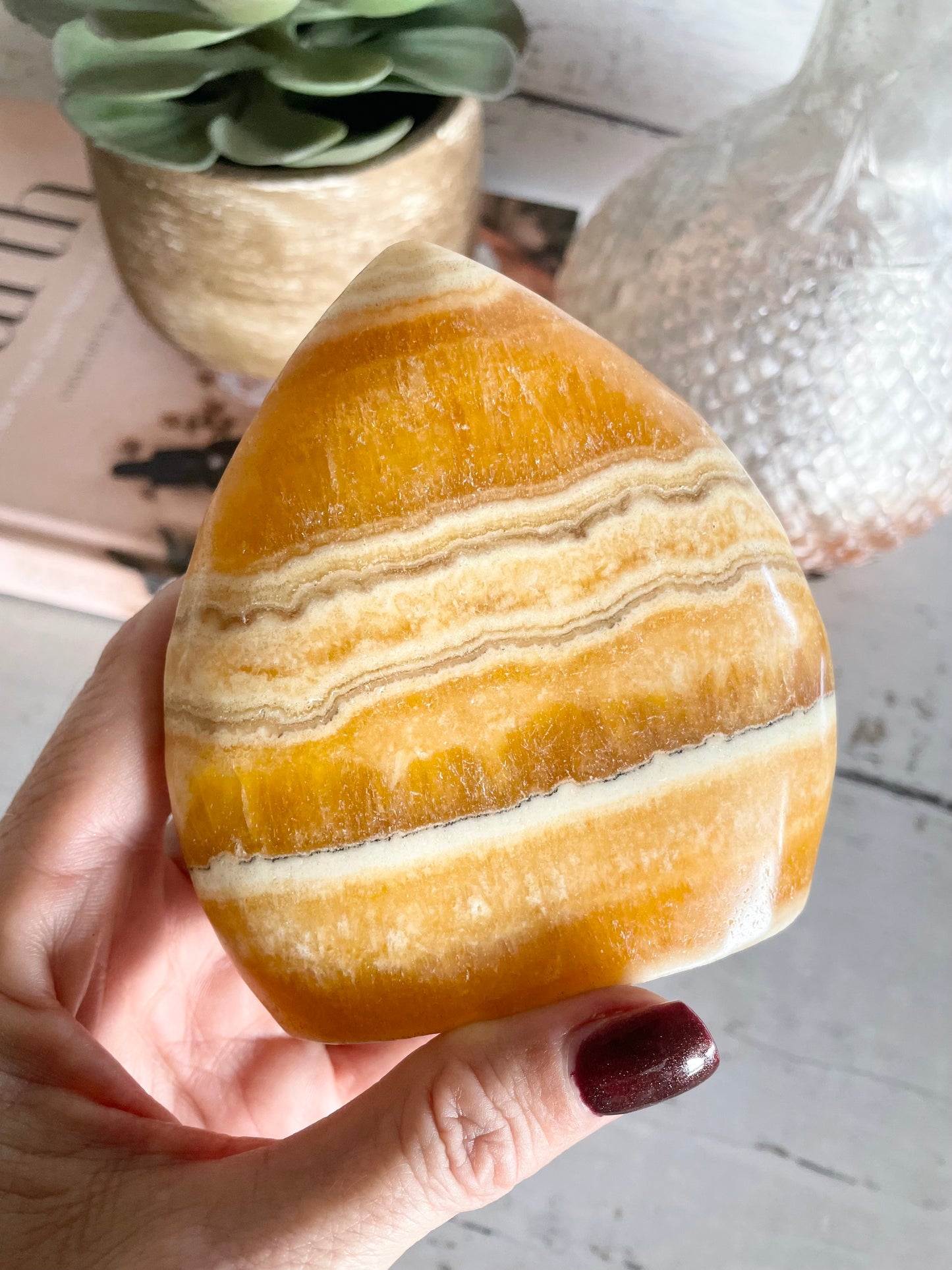 Orange Calcite Dome