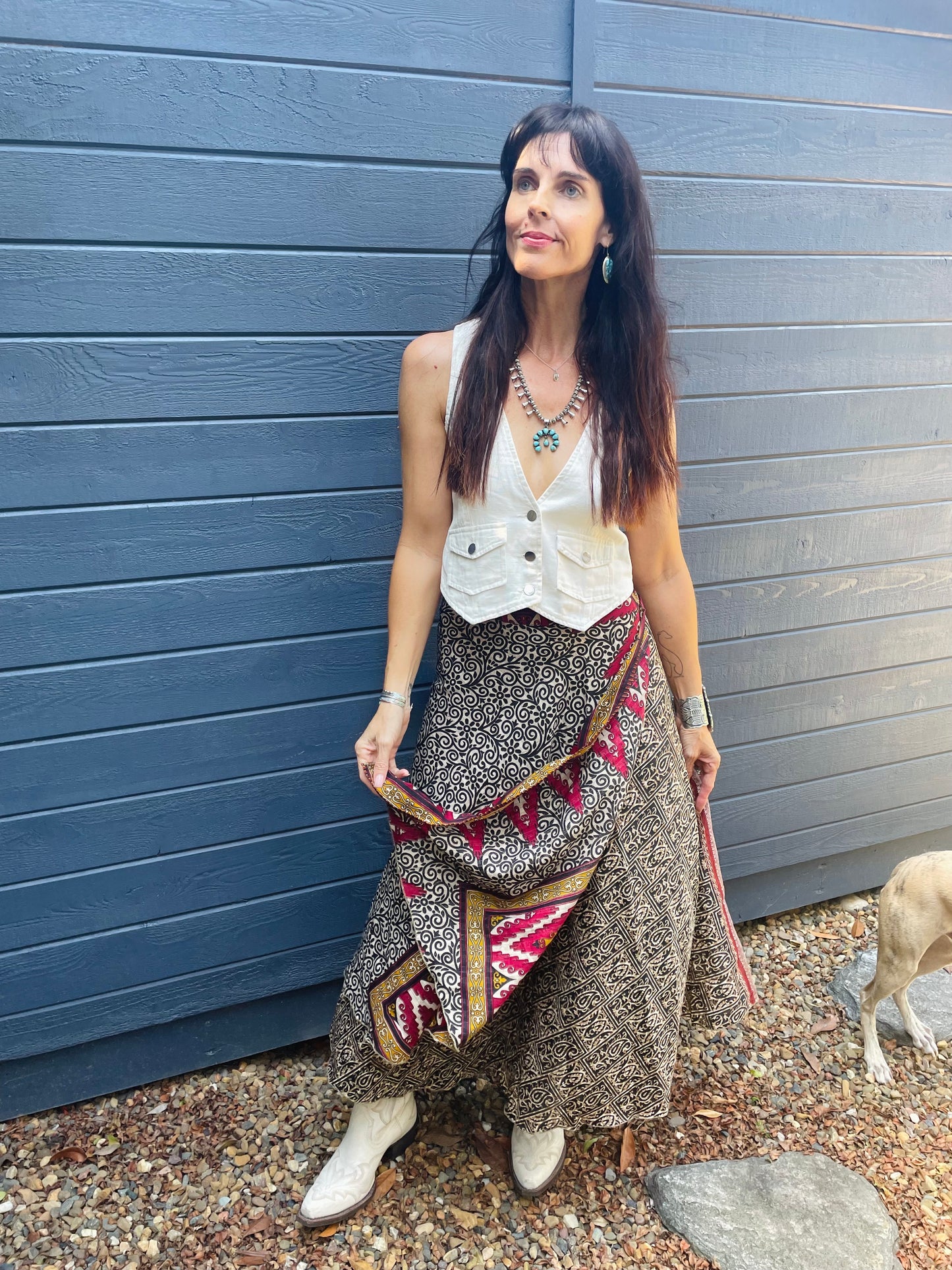 Upcycled Sari Skirt 6
