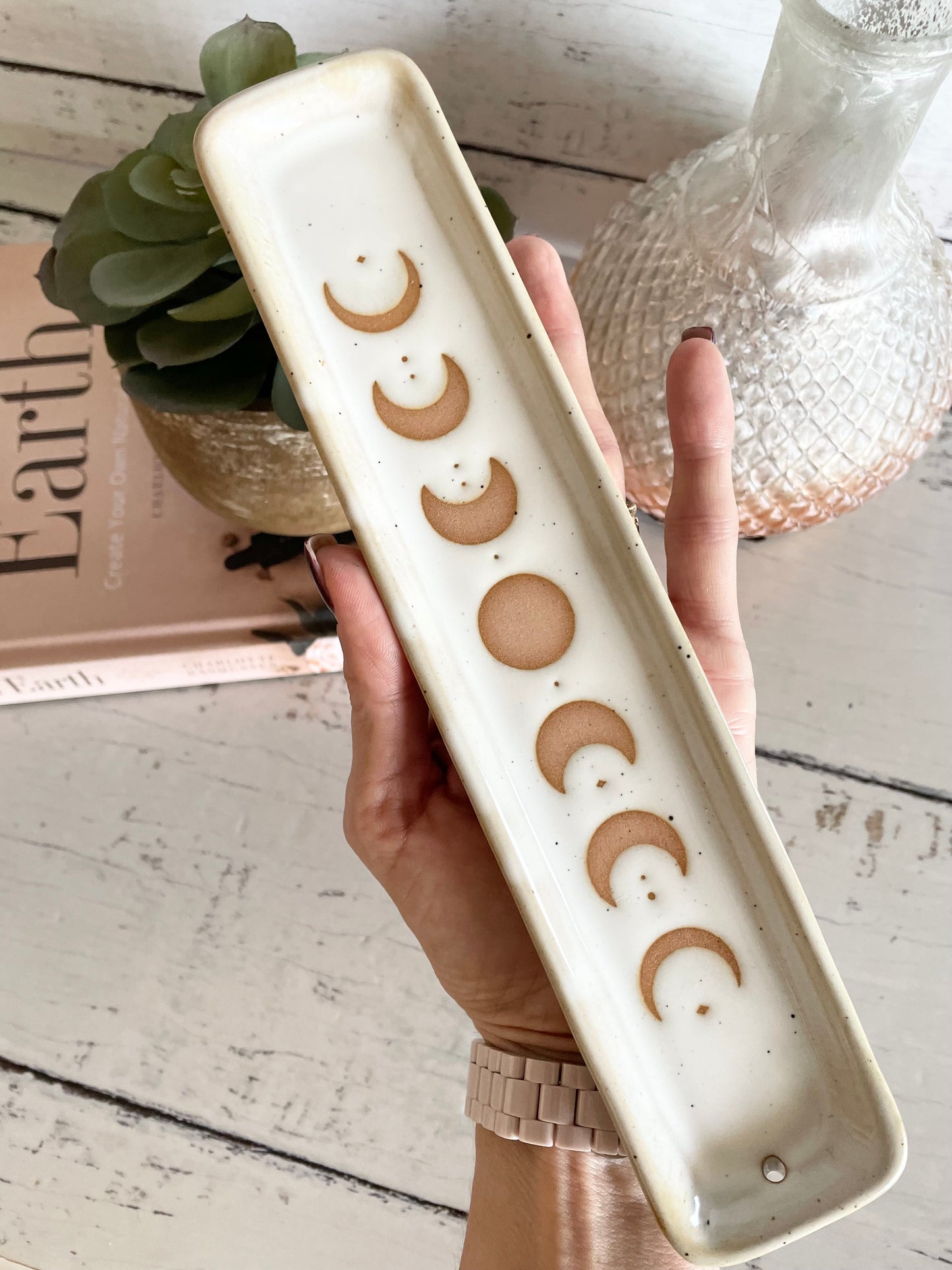 Incence dish - Crescent Moon