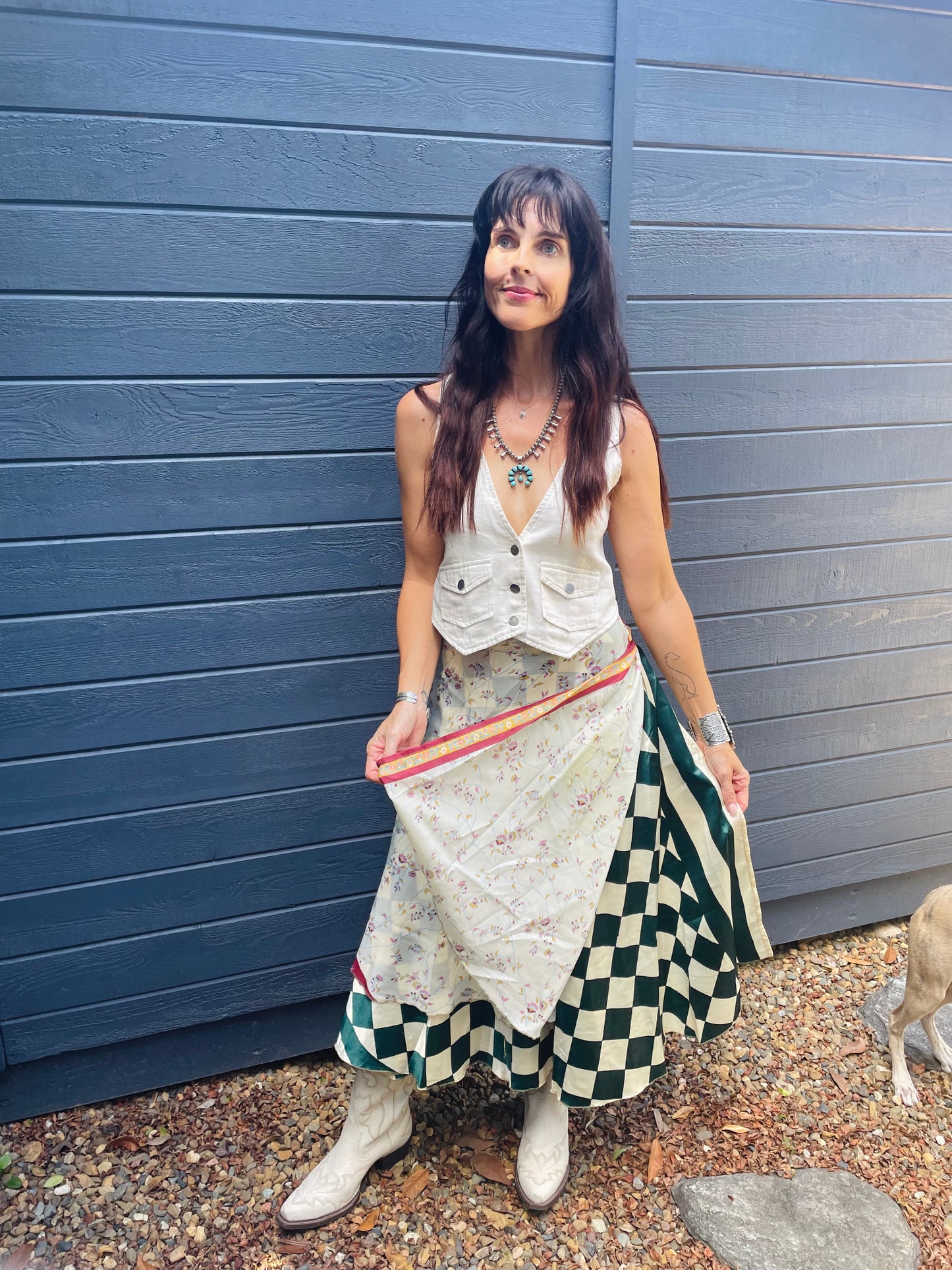 Upcycled Sari Skirt 5