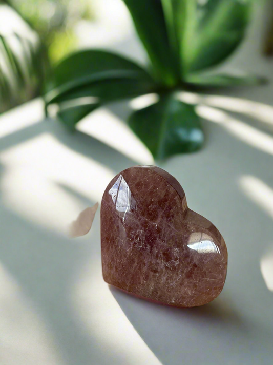 Strawberry Quartz Heart