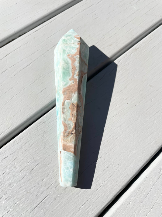 Hemimorphite Torch/Point