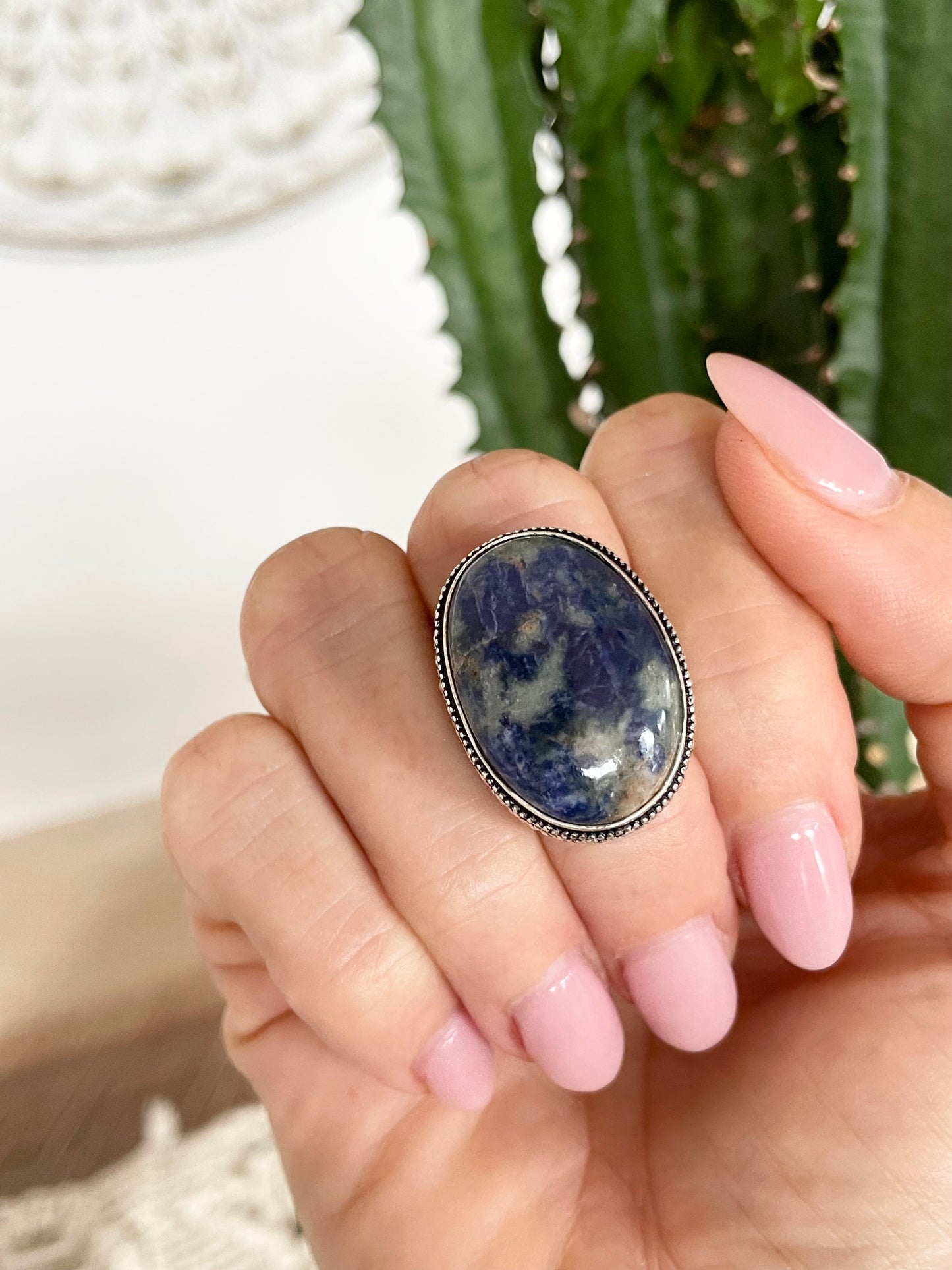 Sodalite Ring  ~ size 5.5