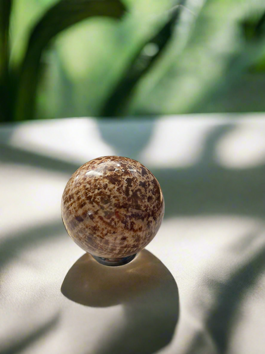 Aragonite Sphere Includes Holder