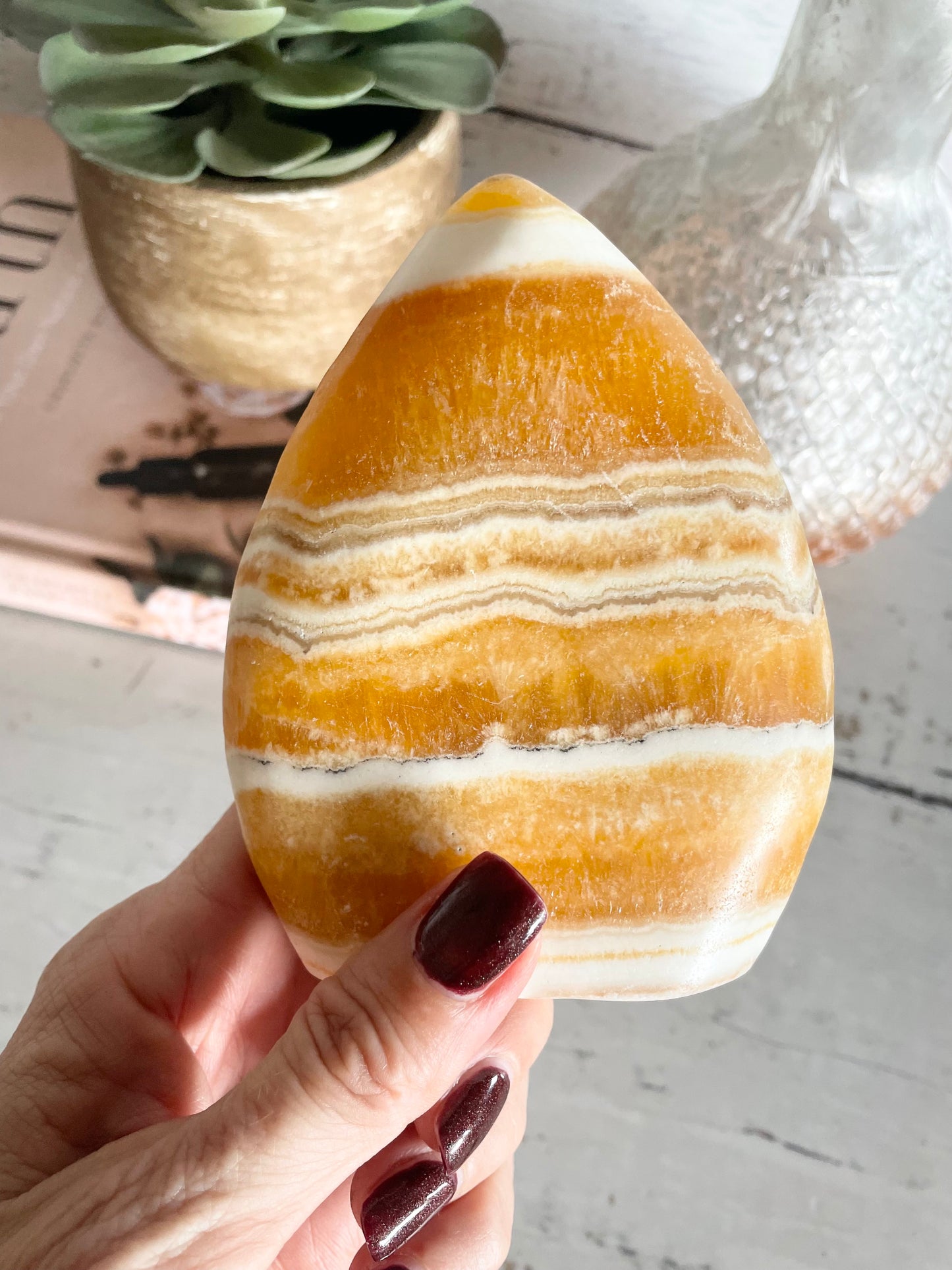 Orange Calcite Dome