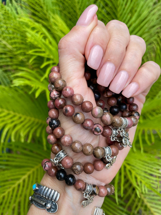 Rhodonite LOVER Healing Bracelet ©️