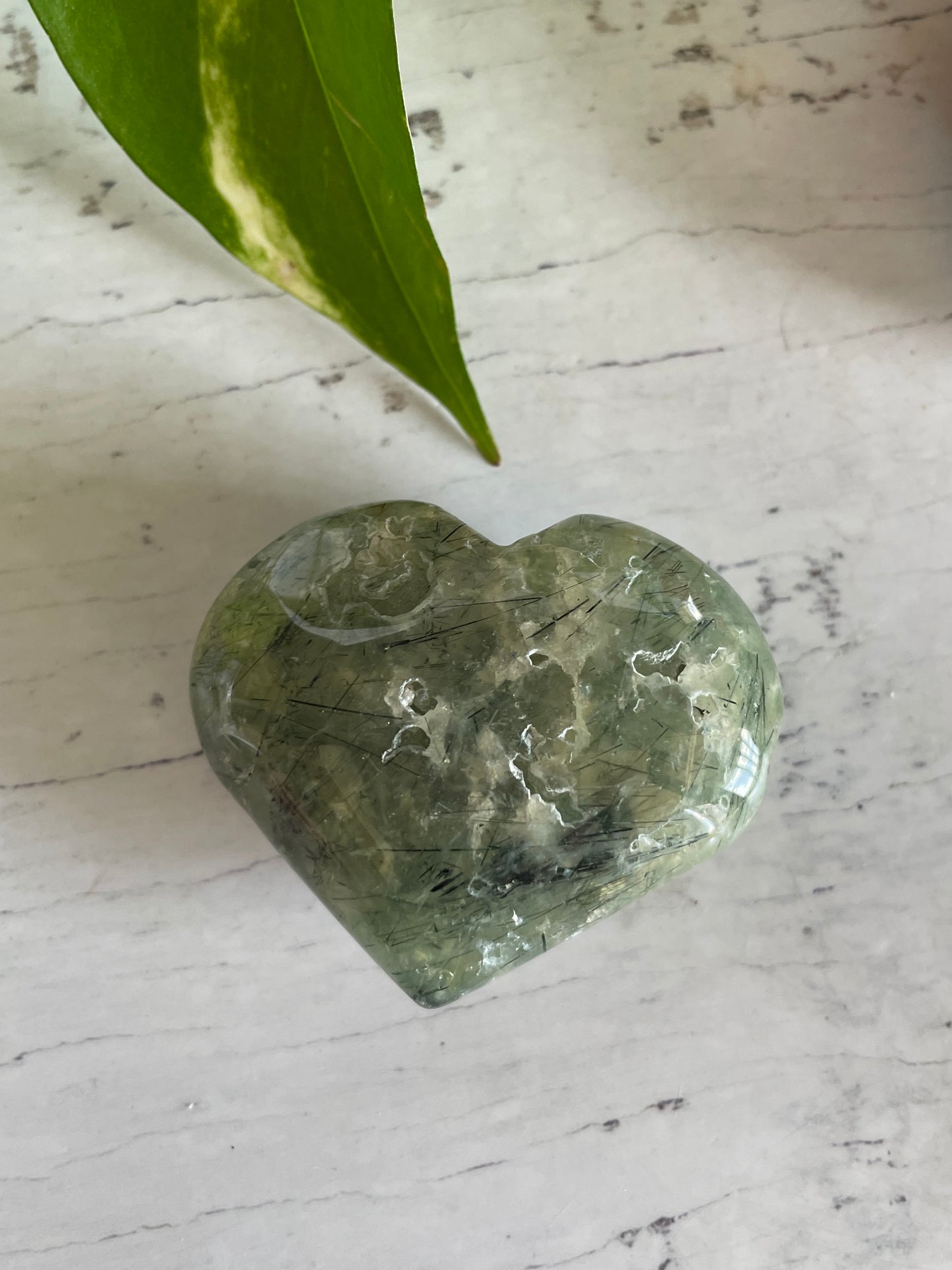 Prehnite Heart