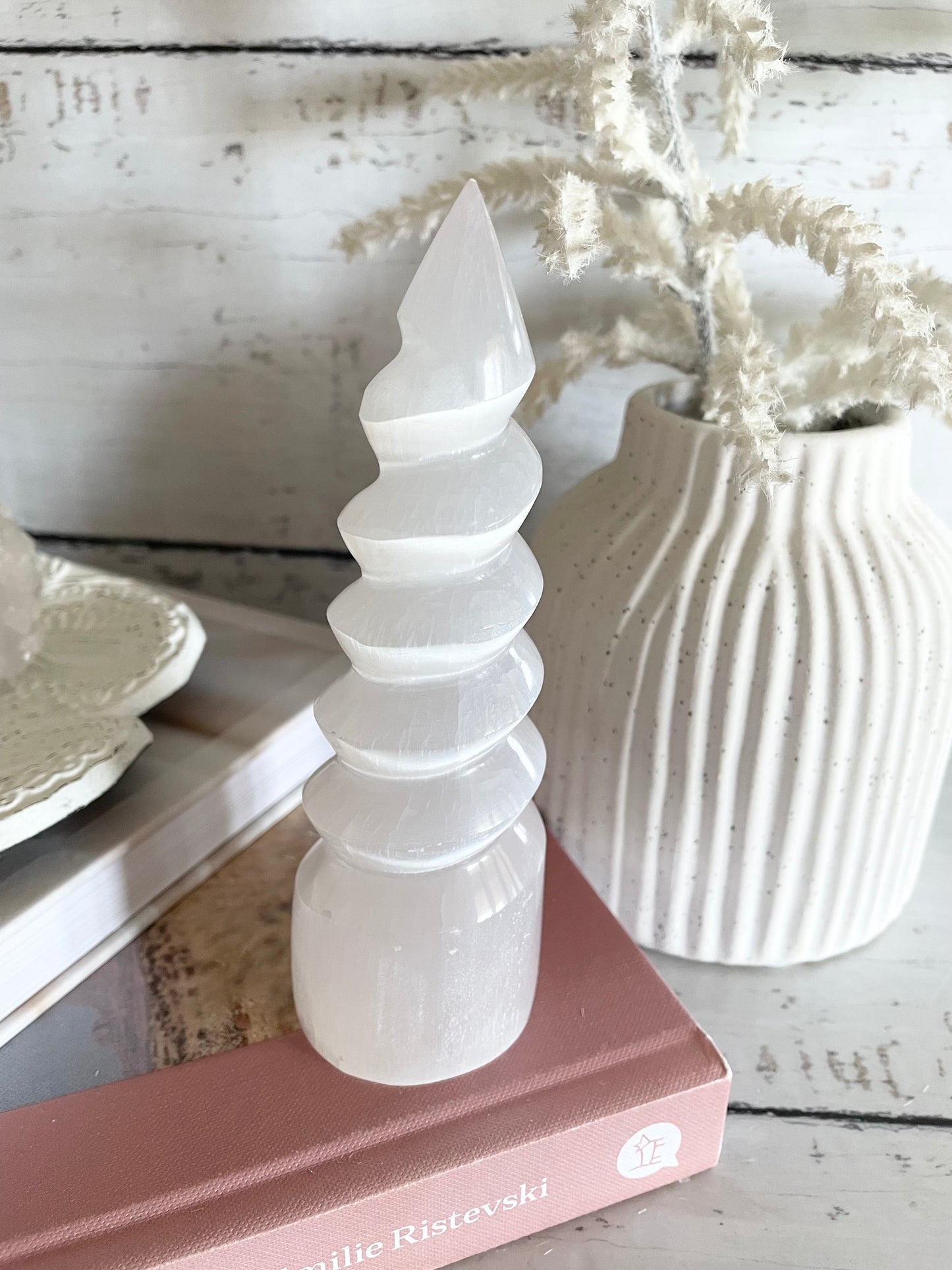 Selenite Spiral Medium