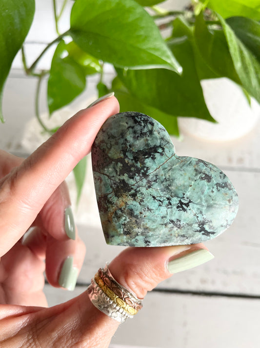 African Turquoise Heart