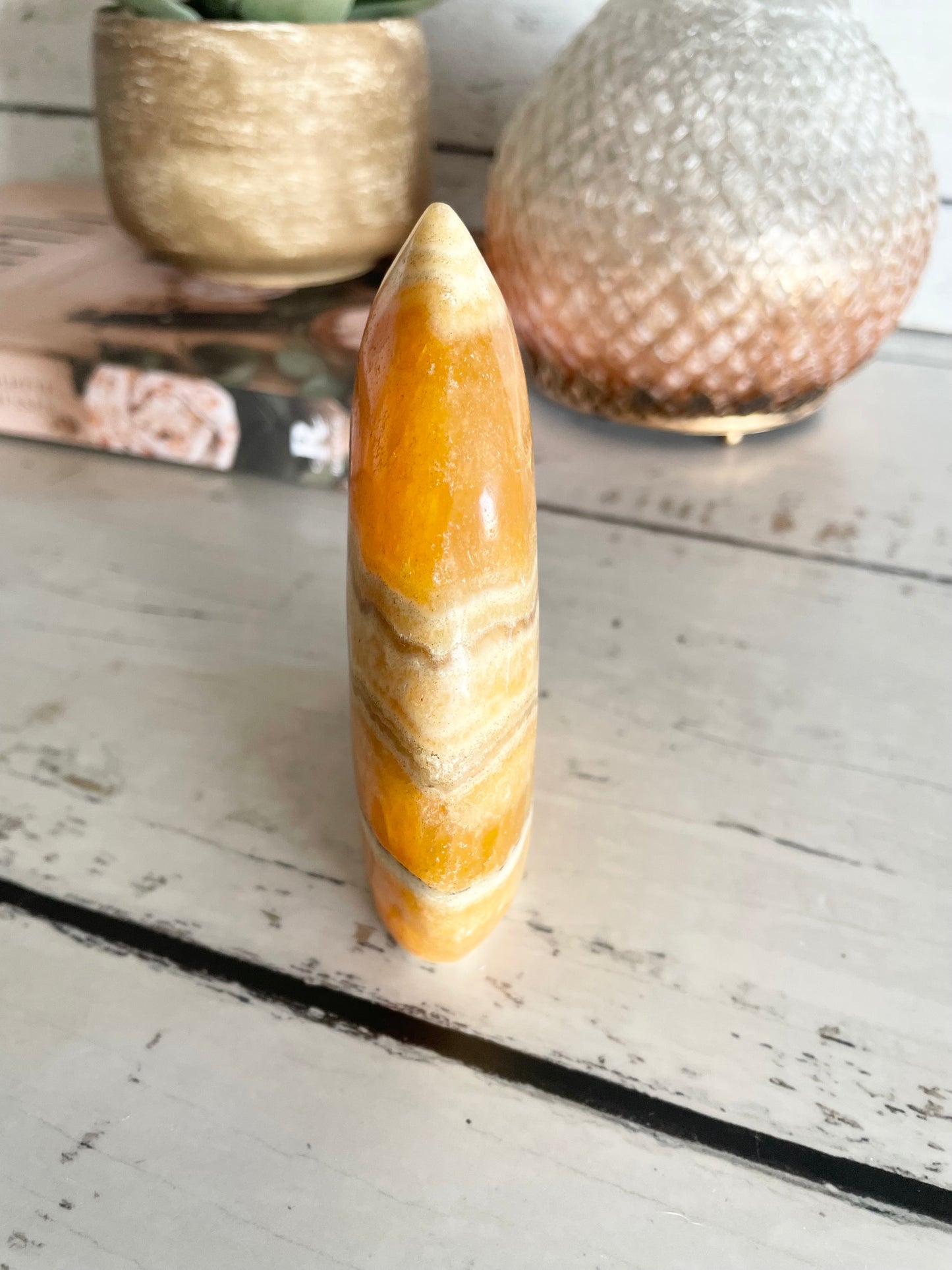 Orange Calcite Dome