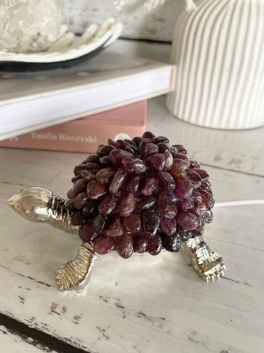 Tortoise Led Lamp - Garnet